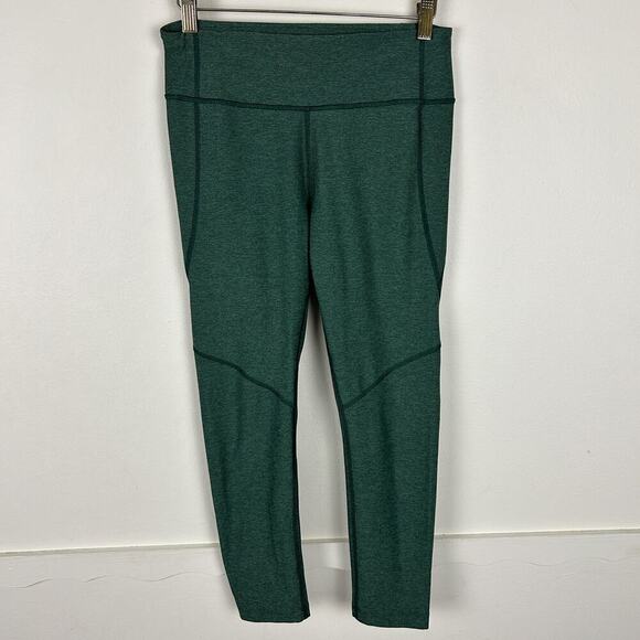 Outdoor Voices 3/4 Warmup Hunter Green High Waisted Leggings M - Picture 2 of 4